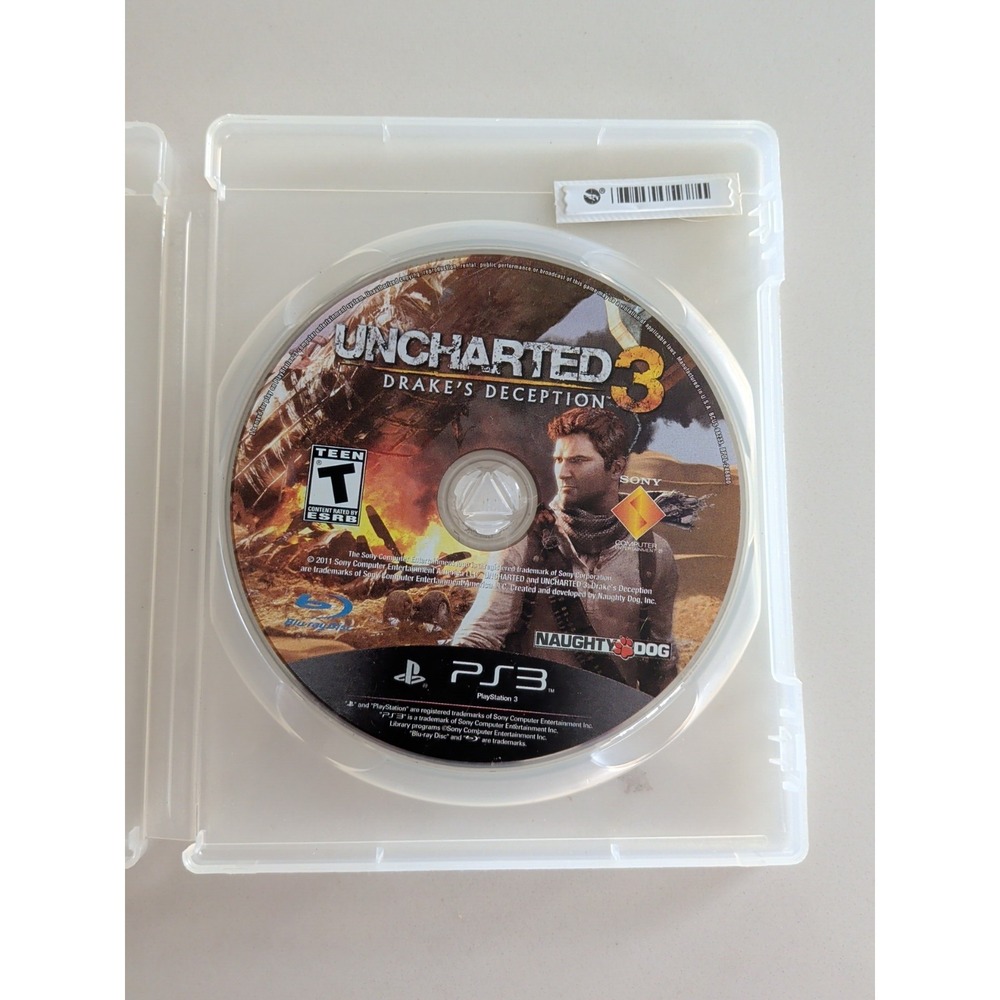 Uncharted 3 Drake's Deception - Sony Playstation 3 PS3 Tested